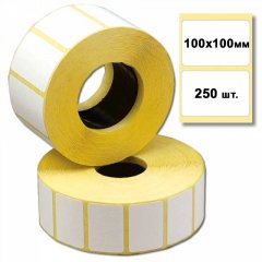 Термотрансферная этикетка  100x100 (250)
